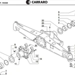 фото Carraro 126403, 126403 Запчасти для бульдозеров