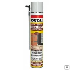 Фото Монтажная пена Soudal Желтая летняя ручная