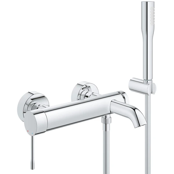 Фото Смеситель для ванны Grohe Essence+ с душевым гарнитуром 33628001