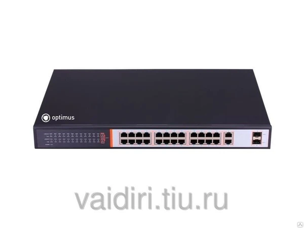 Фото Коммутатор PoE Optimus UMG1-26/24P