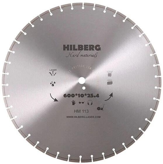 Фото Алмазный диск Hilberg д. 600 мм