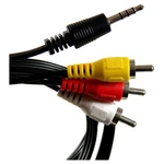 фото Кабель VCOM 3.5 Jack - 3 х RCA