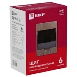 Фото №3 Щит ЩРН-П-6 IP41 темное дерево PROxima EKF pb40-n-6-dark