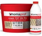 фото Клей Homaprof 737 2K PU для паркета, 7 кг