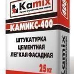 фото Штукатурка цементная фасадная "Камикс-400" 25 кг шт