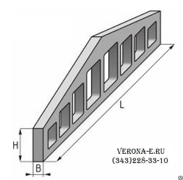 Фото Балки двускатная решетчатая Серия 1.462.1-3/89 2БДР 12-8 к7т