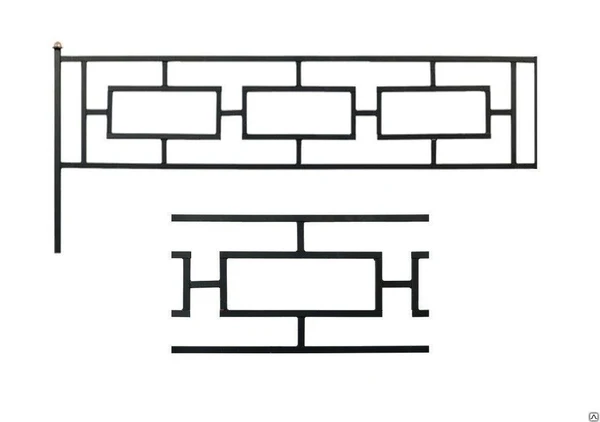 Фото Ограда Прямоугольник 20