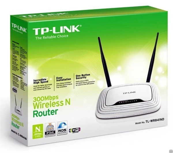 Фото Маршрутизатор TP-LINK WR841N 300Mbps Wireless N