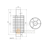 Фото №2 Каменка на трубе ДобросталЬ (высота 700 мм, диаметр 114 мм)