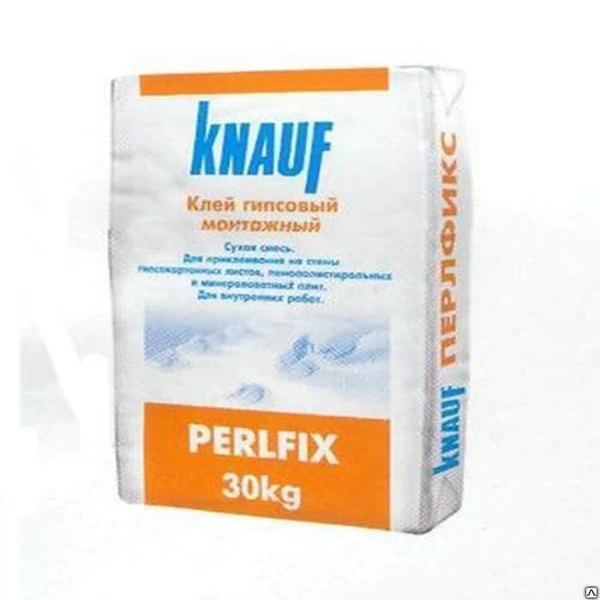 Фото Клей гипсовый "Perlfix" гипсовая Кнауф 30 кг