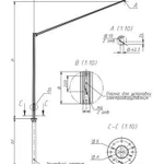 фото Опоры светофорные СС-7,0/5,0-1-ц