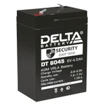 фото Аккумулятор 6В 4.5А.ч Delta DT 6045