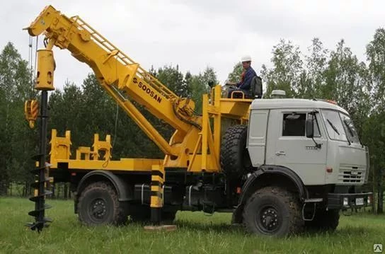 Фото Буроям на базе JCB 4CX Super