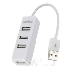 фото Хаб USB Perfeo 4 порта , (PF-HYD-6010H White) белый (PF_A4526)