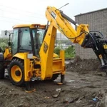 фото Аренда экскаватора-погрузчика JCB 5CX с гидромолотом.