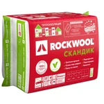 фото Утеплитель Rockwool Лайт Баттс Скандик 800*600*50 мм 12 плит