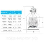 Фото №3 Фильтр Aquaviva T700B Volumetric (19.5 м³/ч, D711)