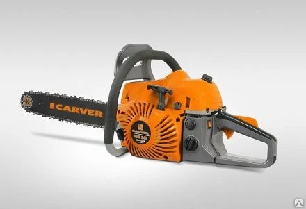 Фото Бензопила CARVER 245 (18", 45см3, 0.325"-1,5мм, 1,6 кВт / 2,2 л.с., 6,9кг)