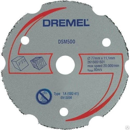 Фото Диск отрезной твердосплавный Dremel DSM500