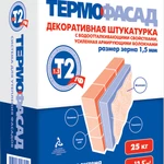 фото Декоративная штукатурка рельефная ПЛИТОНИТ ТермоФасад Т2-тф (1,5 мм)