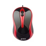 фото Мышь A4Tech N-350-2 Black-Red USB