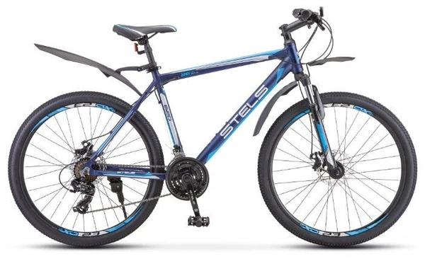 Фото Горный (MTB) велосипед STELS Navigator 620 MD 26 V010 темно-синий 17" рама