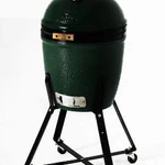 фото Керамический угольный гриль Big Green Egg, модель MEDIUM