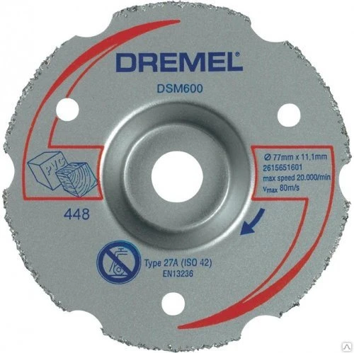 Фото Диск отрезной твердосплавный Dremel DSM600