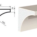 фото Карниз КВ-100/1 2 м 0,6 м