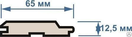 Фото ЕвроВагонка 12,5х65мм 2 м сорт АВ