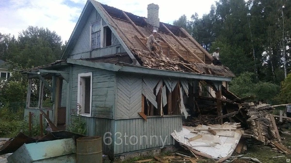 Фото Демонтаж деревянного дома