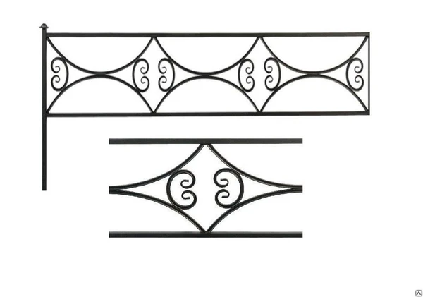 Фото Ограда Арочная 15
