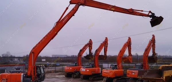 Фото Аренда гусеничного экскаватора Hitachi ZX200 Long Reach, Москва