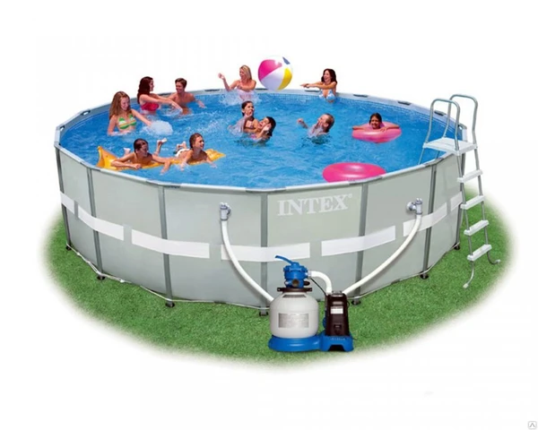 Фото Каркасный бассейн Intex Ultra Frame Pool 549х132см 28332