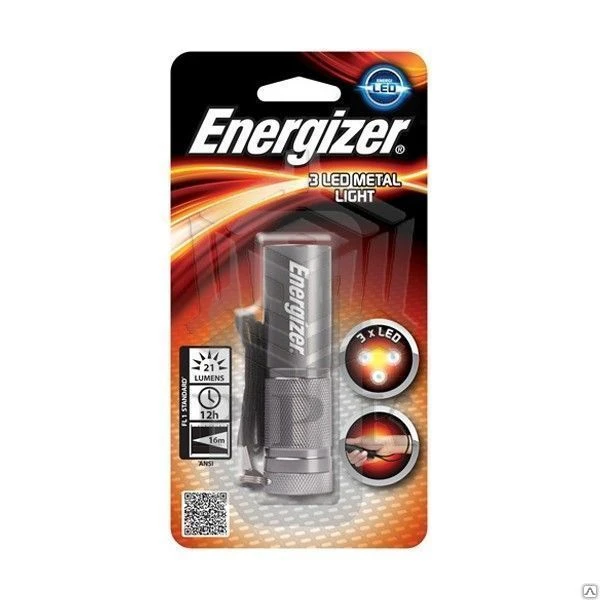 Фото Фонарь ENERGIZER 3LED Metal Light