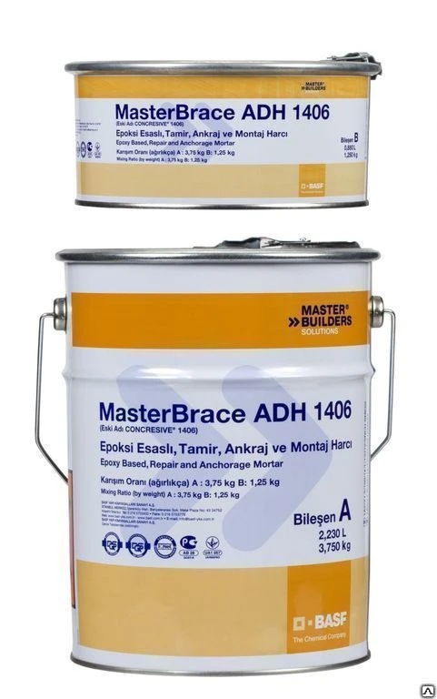 Фото Шпатлёвка тиксотропная двухкомпонентная MasterBrace ADH 1406 PTA