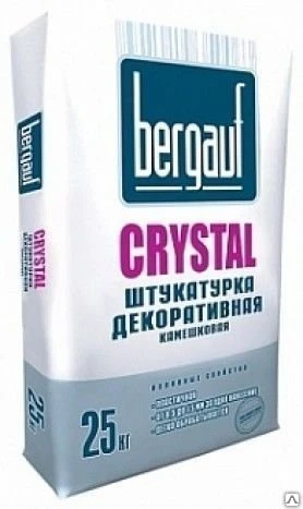 Фото Штукатурка CRYSTAL зерно 1 мм., 25 кг