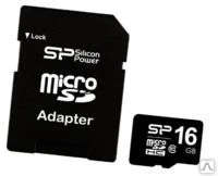 Фото Карта памяти microSDHC 16Gb Kingston Class 10 UHS -I +adapter