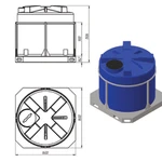 Фото №3 Емкость Т 2000 литров в обрешетке