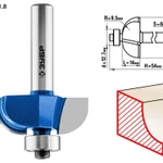 фото Фреза калевочная по дереву Зубр 28702-31.8