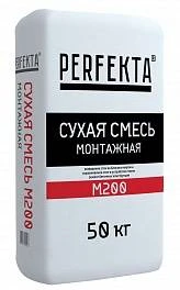 Фото Сухая смесь монтажная Perfekta Пескобетон М200, 50 кг