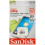 фото Карта памяти microSDHC SanDisk Ultra 32GB Class 10 UHS-I (без адаптера)