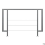 фото Сварные перила П-10
