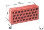 Фото Кирпич Сибирский элемент красный рядовой одинарный М-125