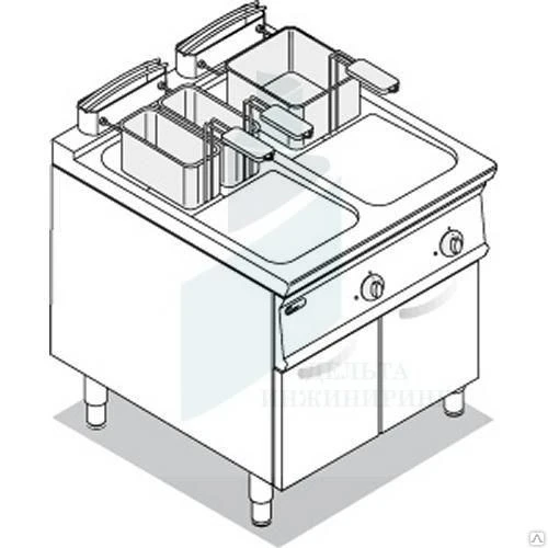 Фото Фритюрница газовая TECNOINOX FRV87FG9