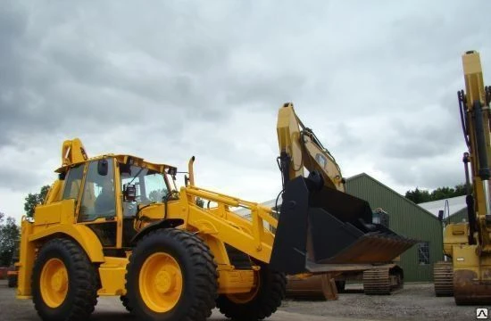 Фото Экскаватор JCB 4CX армейский