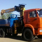 фото КАМАЗ 43118 с КМУ SOOSAN SCS 746 L TOP верхнее управление