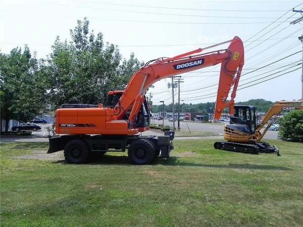 Фото Аренда колёсного экскаватора Doosan DX190W