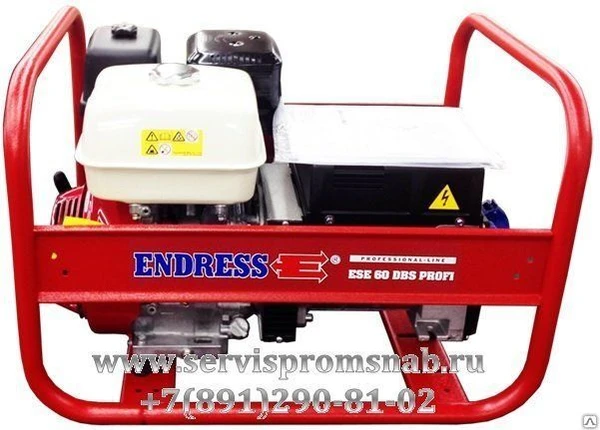 Фото БЕНЗИНОВАЯ ЭЛЕКТРОСТАНЦИЯ ENDRESS ESE 606 HS с двигателем Honda