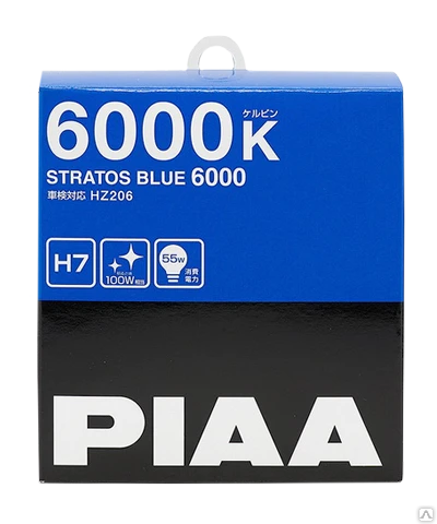 Фото Галогеновые лампы PIAA H7 6000K